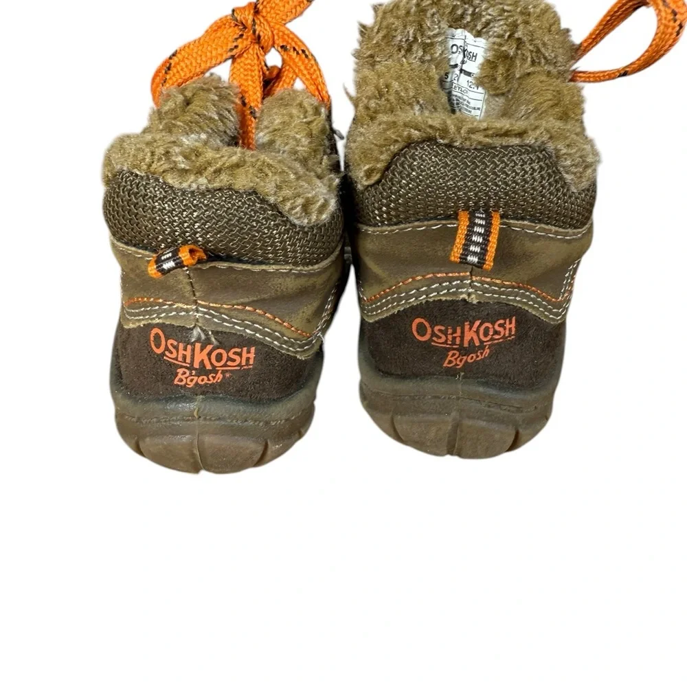 OshKosh B'gosh Brown and Orange Kids‎ Boots